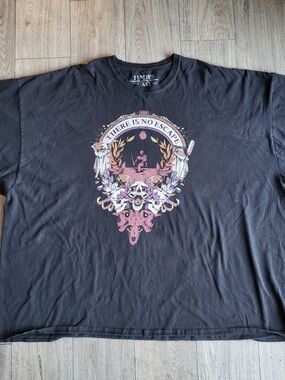 Fangamer Hades No Escape T-Shirt Black Graphic Tee Supergiant Games Size 6XL